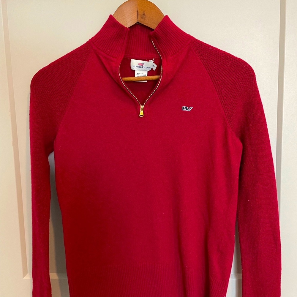 Vineyard vine woman’s red sweater